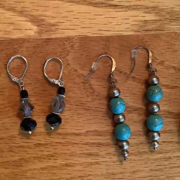 Four Sets of Handmade Earrings Never Worn - Picture 2 of 3